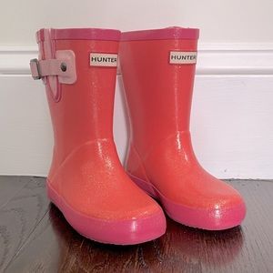 Girls’ Hunter Rain boots Size 9